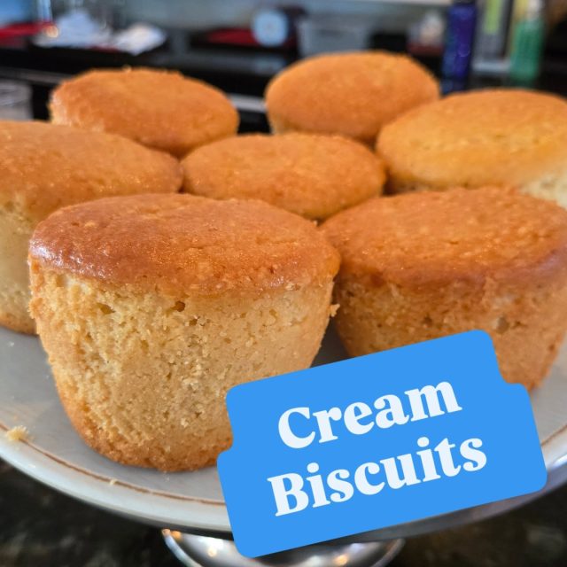Cream
Biscuits