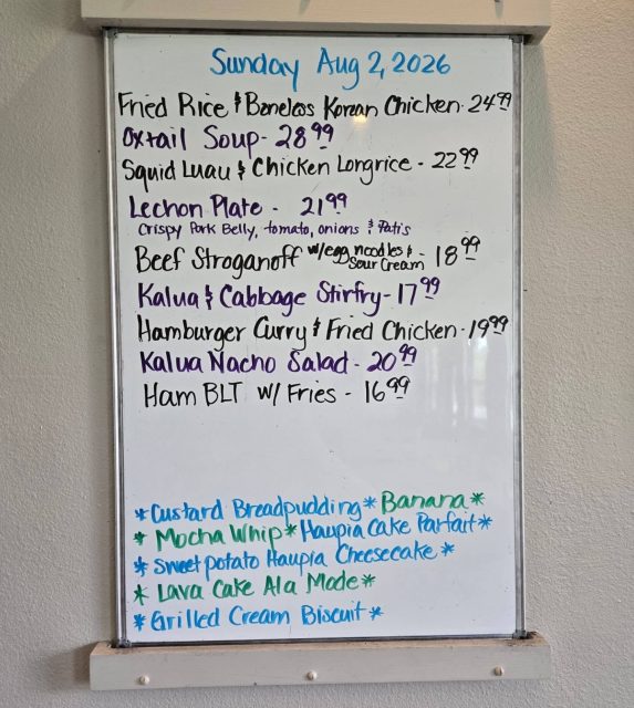 Sunday Specials