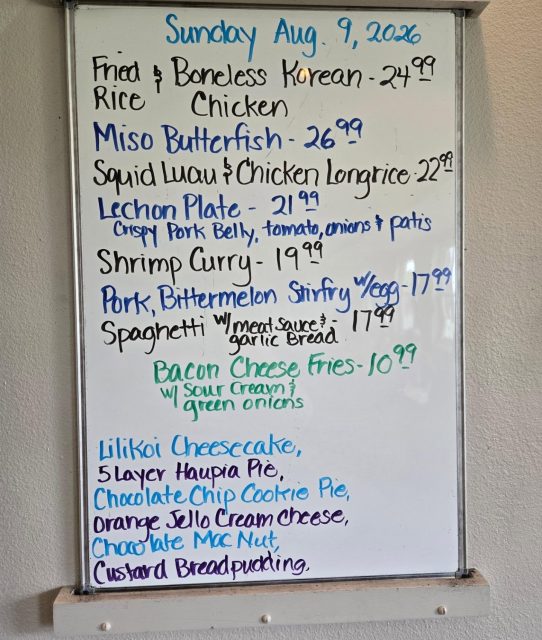 Sunday Specials
