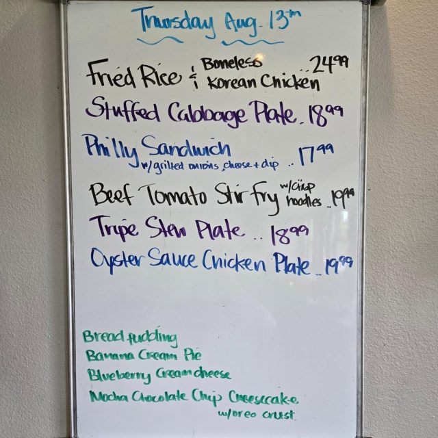 Thursday Specials