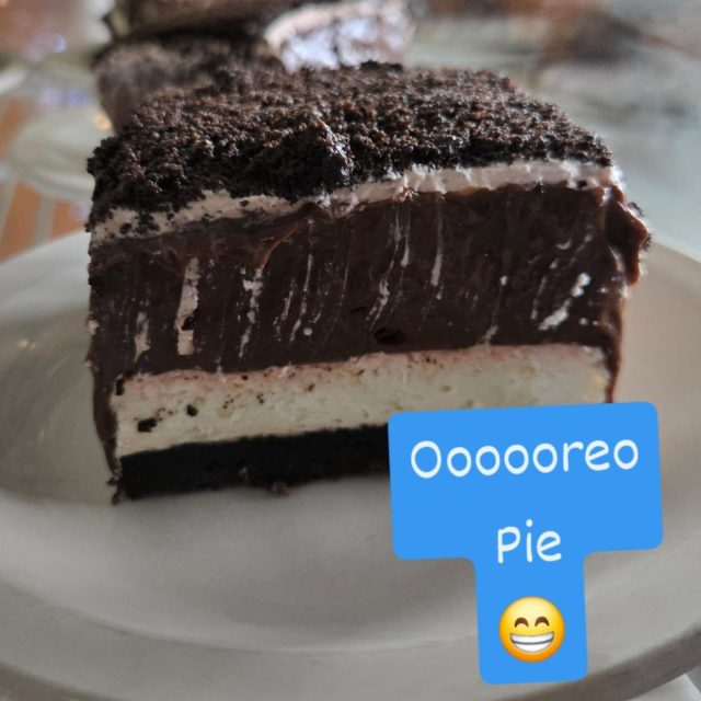 Oooooreo
Pie
π