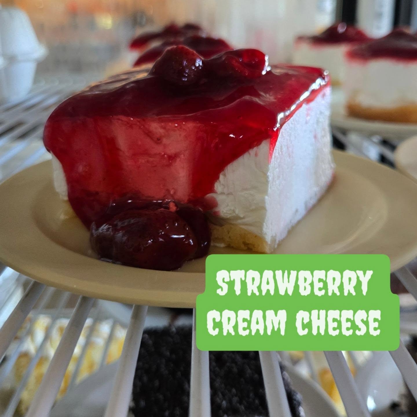 Strawberry
Cream cheese